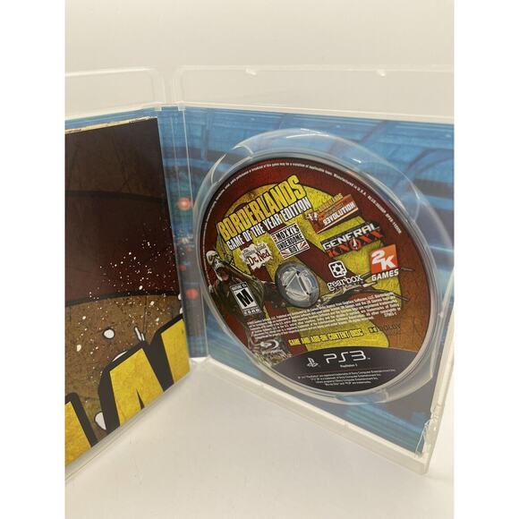 Borderlands: Game of the Year Edition Playstation 3 Complete W/ Poster - TESTED - Picture 6 of 8